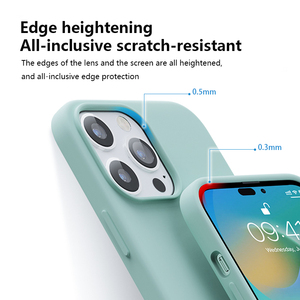 Chất Lượng Cao Chính Thức Cùng Ban Đầu Silicone Lỏng Bìa Biểu Tượng Tùy Chỉnh Điện Thoại Di Động Trường Hợp Đối Với iPhone X XR XS 11 12 13 14 Pro Max - Product Image 6