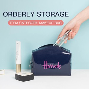 Customized PVC Organizers <b>Makeup</b> Bag Waterproof Travel Cosmetic <b>Case</b> Zipper Wash Toiletry Pouch for Women - Product Image 4