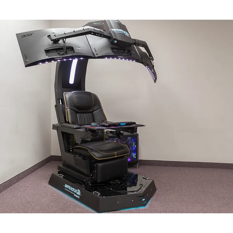 Accueil Bureau IMPERATOR WORKS CLUVENS IW-R1 Chaise de jeu d'ordinateur automatique réglable et confortable avec massage