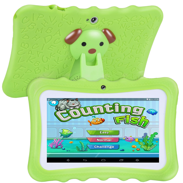 New Hot Tab Quad Core 4-12 Years Children Educational Tablet Android 8 7-Inch Kids Tablet