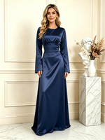 Nouvel ensemble robe élégante à manches longues pour femme, collection automne 2026