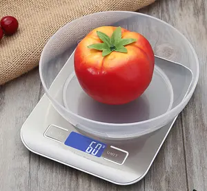 Changxie Kitchen Scale Black 5kg Weight Stainless Steel Design For Cooking Kitchen Scale