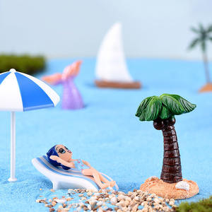 Figuras <span class=keywords><strong>de</strong></span> sirena para decoración del hogar, adornos <span class=keywords><strong>de</strong></span> playa, Océano, paisaje <span class=keywords><strong>de</strong></span> jardín en miniatura, bricolaje, Micro cola <span class=keywords><strong>de</strong></span> vela, faro - Product Image 2