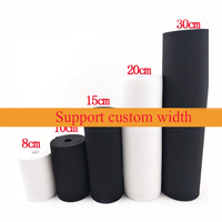 Ceinture élastique blanche et noire tissée 1 pouce brodée 10mm-60mm bandes moins cher 1 \ "20mm-50mm tailles disponibles
