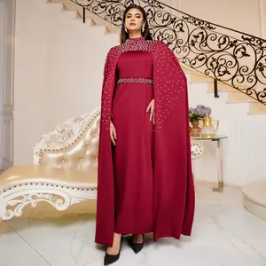 Female Abaya moroccan caftan eid gold floral Muslim Clothing Manufacturers Custom Dubai caftan