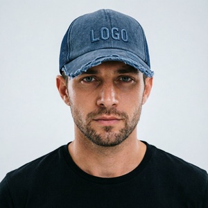 Custom Embroidery Logo Fitted Baseball Hats 5 Panel Baseball <b>Cap</b> Bulk <b>Plain</b> Washed Distressed Trucker <b>Cap</b> for Men Women Daily - Product Image 3