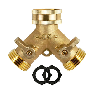 Adaptateur de raccordement rapide pour robinet en <span class=keywords><strong>laiton</strong></span>, connecteur de tuyau de mélangeur, <span class=keywords><strong>raccord</strong></span> de tuyau en cuivre 3/4, accessoires d'<span class=keywords><strong>arrosage</strong></span> de jardin - Product Image 1