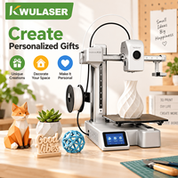 Imprimante 3D FDM de bureau haute vitesse avec nivellement automatique, compatible PLA, ABS, TPU, WiFi et écran tactile, imprimante 3D compacte