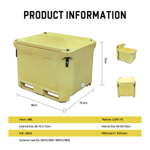 Bac isotherme écologique pour poisson, grande capacité 300L, étanche, conservation de la <span class=keywords><strong>glace</strong></span> pendant 5 jours, style commercial, pour la transformation des fruits de mer, OEM&ODM - Product Image 2