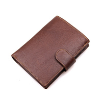 Dompet Pria RFID Posisi Multi Kartu PU Kelas Tinggi, Dompet Koin Klip Uang Pria Bisnis Desain Tahan Air