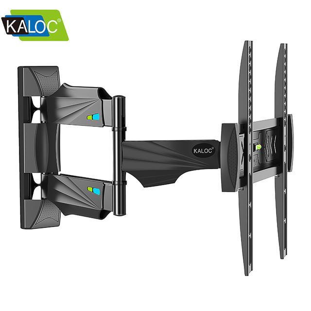 Kaloc Factory Retractable TV Mount 32-55 Inch Tilt Adjustable Steel Extension Arm Wall Bracket for LED Q4