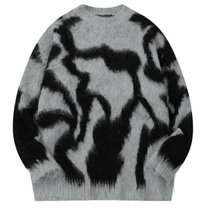 High Quality Men's Long-sleeve Crew Neck <b>Knit</b> Sweater Breathable Casual Men's Winter Outer Wear Custom Logo - Product Image 1