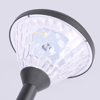 Borne de pelouse LED en Aluminium étanche Ip65 8w RGB, éclairage de jardin solaire d'extérieur