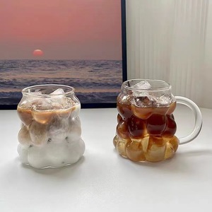 Tasses à Café Créatives avec Poignée <span class=keywords><strong>Verre</strong></span> à Jus en Forme de Raisin <span class=keywords><strong>Verre</strong></span> à Boire pour Café Glacé et Bière <span class=keywords><strong>Verre</strong></span> à Lait Transparent - Product Image 4