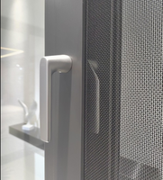 Ventana Abatible de Aleación de Aluminio de Diseño Moderno, Color y Tamaño Personalizados, Impermeable, Aislamiento Térmico, Ventana Exterior