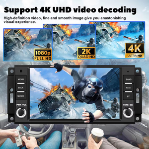 Diboev 7-inch jeep-cụ thể 1080P PND điều khiển trung tâm xe màn hình không dây Carplay màn hình cảm ứng Apple Android xe cho DVD Player - Product Image 5