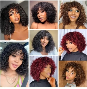 วิกผมบ๊อบสั้นราคาถูก วิกผมแท้ 12 นิ้ว วิกผมบ๊อบแบบมิงค์บราซิล  วิกผมบ๊อบแบบไม่มีเชือกผูกด้านหน้า วิกผมลูกไม้ 5*5 สำหรับผู้หญิงผิวสี - Product Image 6