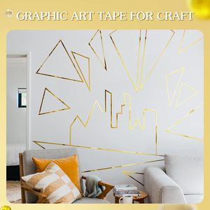 <span class=keywords><strong>Cinta</strong></span> <span class=keywords><strong>Decorativa</strong></span> Dorada Autoadhesiva, <span class=keywords><strong>Cinta</strong></span> Espejo Dorada, <span class=keywords><strong>Cinta</strong></span> Gráfica Dorada para Decoración de Paredes, Marcos de TV, Manualidades y Decoración - Product Image 3