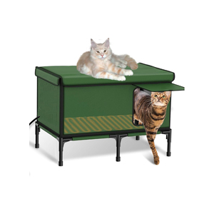 New Heated <b>Cat</b> <b>House</b> and Pet Mat Winter for <b>Outside</b> Insulated Outdoor <b>Cat</b> Shelter with Heater Waterproof Heated <b>Cat</b> Bed - Product Image 1