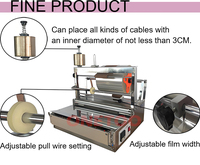 Emballage de parfum de savon portable Boîte 3D de suremballage Machine d'emballage de film en cellophane à contrôle manuel