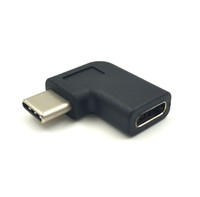 Shenzhen Mnaoson USB-C Sudut Kanan Kiri 90 Derajat Dukungan Penjualan Terlaris 10Gbps 3.1 Tipe C Adaptor Konverter Pria Ke Wanita