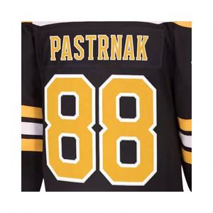 Prêt à Expédier <span class=keywords><strong>Boston</strong></span> David Pastrnak <span class=keywords><strong>Noir</strong></span> Accueil <span class=keywords><strong>Maillot</strong></span> de Hockey National Cousu de Meilleure Qualité - Product Image 1