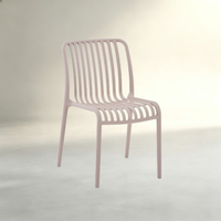 Chaise de salle à manger moderne en polypropylène de haute qualité, empilable, sans accoudoirs, en plastique, prix abordable pour les événements