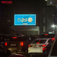 Écran LED fixe extérieur haute luminosité 5500 nits P6 P8 P10, écran géant de 9,6 x 4,8 m, panneau publicitaire LED SMD pour bord de route