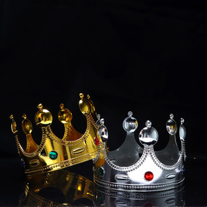 <b>Halloween</b> Makeup Party Cosplay Photo Decoration Props King Queen Plastic Crown <b>Headband</b> - Product Image 4