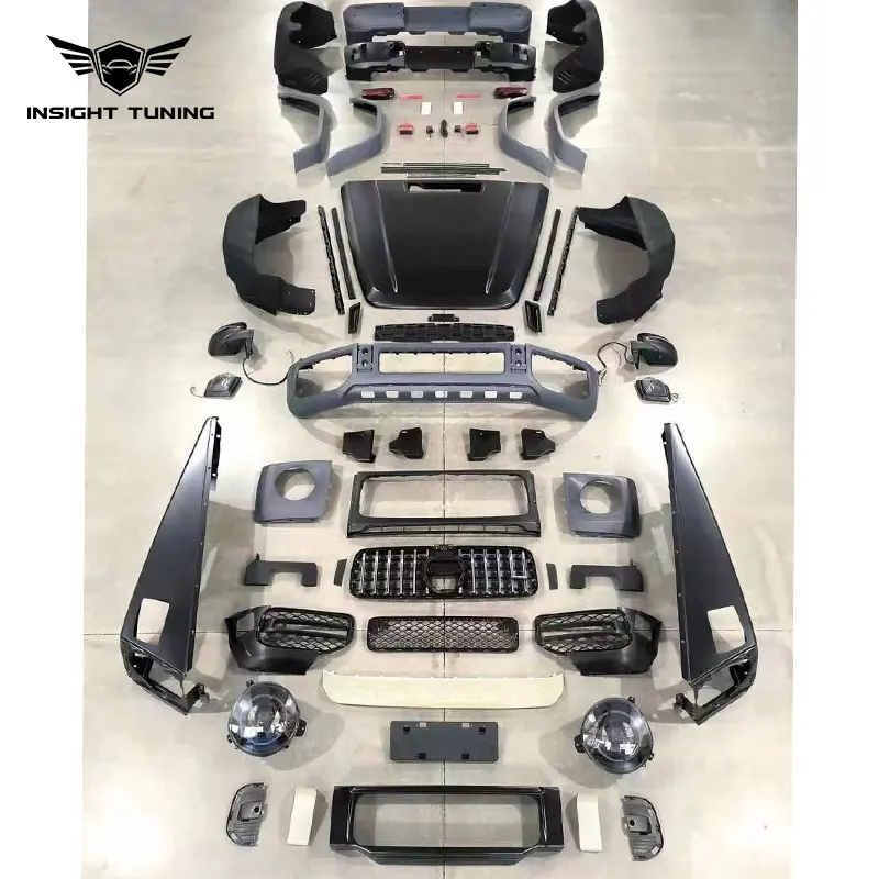 Insight tuning G63 lift bumper auto bodykit di conversione per Mercedes Benz classe G W463 12-18 aggiornamento al kit carrozzeria G63