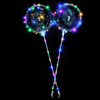 Ballons Bobo LED Transparents Avec Lumières LED