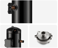Compresseur Scroll pour Climatisation et Réfrigération, Vente en Gros Direct Usine, Fonctionnement Silencieux, Faible Niveau de Bruit, 5 CV, 51603 BTU/H, COP 3.10, EER