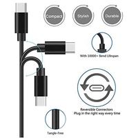 Câble de Charge Rapide USB Type C 2A, Câble de Données pour Téléphone Portable à Charge Rapide