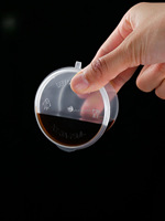 PTPACK vente en gros 1oz 2oz 3 oz 4oz récipient rond scellé transparent couvercle à clip Pp plastique jetable couvercle à charnière tasse à sauce