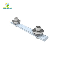 Accessoires de montage solaire KINGSOLAR, connecteur de rail en aluminium pour montage photovoltaïque, CE ISO OEM Factory