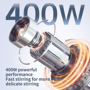 Batidora de mano 400W 4 en 1 multifuncional para hacer jugos, comida para bebés, moler carne y batir huevos - Product Image 4