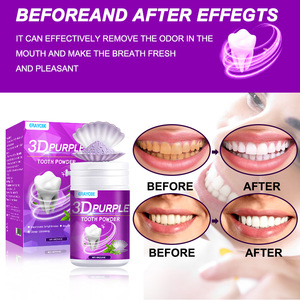 Polvo blanqueador de dientes de <span class=keywords><strong>carbón</strong></span> activado Natural, blanqueador de dientes de menta Natural, sin daño en los dientes esmaltados - Product Image 3