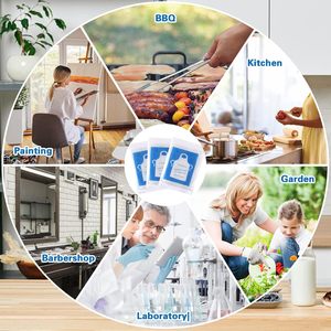 Huamaohengchun Large Disposable Eco-Friendly Recyclable <b>Aprons</b> 100 PCS 23.6x37.4 Inches Clear Plastic Waterproof for Adults - Product Image 5
