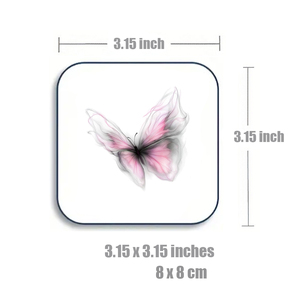 Tatuajes Temporales Impermeables de Alta Calidad con Efecto Pintado Personalizado al por Mayor, Diseño de <span class=keywords><strong>Mariposa</strong></span> <span class=keywords><strong>Rosa</strong></span>, Adecuados para Pecho, Brazos y Espalda - Product Image 4