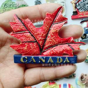 Yijia Original Single World Tourism pegatinas conmemorativas de resina para refrigerador, Torre inclinada italiana de Pisa, Roma tailandesa, América - Product Image 4