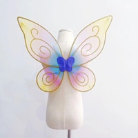 Ensemble de bandeaux ailes d'ange colorées, fée, papillon pour Halloween, remise de diplôme, Noël - Matériau en nylon écologique