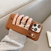 Lichicase femmes élégant en cuir de qualité supérieure fente pour carte téléphone housse de Protection pour Huawei Pura 80 80 Pro 80 Ultra étuis