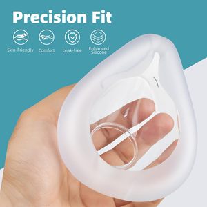 Coussin de remplacement en silicone moyen pour <span class=keywords><strong>masque</strong></span> CPAP F20 – Accessoire de soins de santé pour un <span class=keywords><strong>sommeil</strong></span> réparateur – Coussin de <span class=keywords><strong>masque</strong></span> CPAP intégral – Vente chaude - Product Image 5