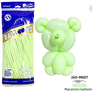 Vente en gros paquet de 100 ballons magiques Macaron Pastel ballon à torsion bricolage 260 longs ballons en latex pour <span class=keywords><strong>d</strong></span>écorations de fête - Product Image 4