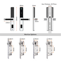 Cámara Wifi Cerraduras digitales Seguridad Reconocimiento facial 3D Huella digital LockTop Tarjeta Nfc Clave Código Rfid Cerradura de puerta inteligente