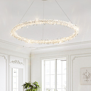 Ý Tối Giản Pha Lê Đèn <span class=keywords><strong>2025</strong></span> Sáng Tạo Cá Tính Nghệ Thuật Pháp Đèn Chùm Cho Phòng Khách Phòng Ngủ Chính Mặt Dây Chuyền Đèn - Product Image 2