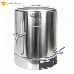 Tanque de miel Golden Bear de 70L de acero inoxidable con calentador para apicultura - Product Image 1