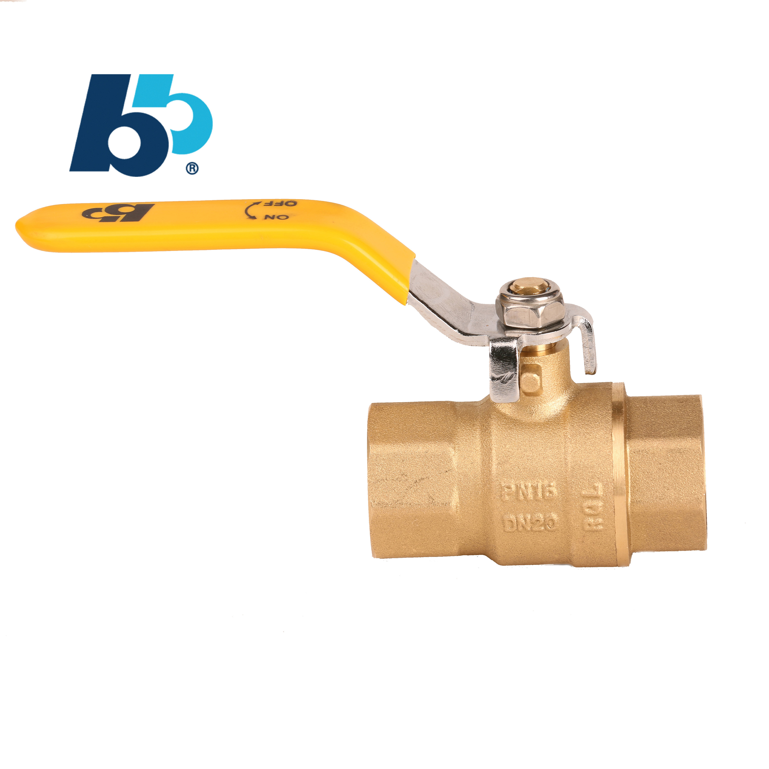 Высокопроизводительный шаровой кран B & H Cw617n 1/2 - 2 дюйма, латунный шаровой кран высокого давления с высокой платформой для газа