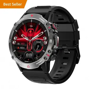 AMOLED Smartwatch for Men Sports Watch BT Calling 1.43 Inch Screen IP68 Waterproof HK87 NFC Smart Watches