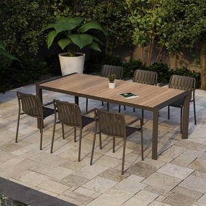 Ensemble table et chaises pliantes en fer pour 4 personnes, idéal pour les salons de thé, les cafés, les cours et les terrasses - Chaises de salle à manger personnalisables - Product Image 4